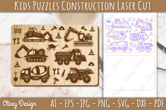 Kids Puzzles Construction Lasercut | Educational Puzzles Product Image 2