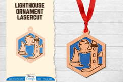 Lighthouse Ornament Lasercut BUNDLES Product Image 12