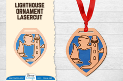 Lighthouse Ornament Lasercut BUNDLES Product Image 12