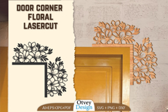 Door Corner Floral Lasercut Product Image 1