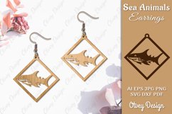Keychain Sea Animals Lasercut SVG Bundle 12 Designs Product Image 12