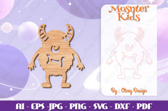 Cute Monster Designs Lasercut BUNDLES Product Image 4