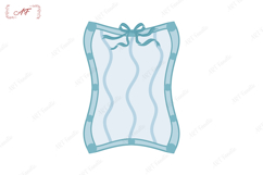 Winter Coquette Frame Clipart Bundle | Winter Sublimation Product Image 12