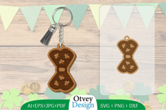 Keychain St Patrick&#039;s Day Lasercut Product Image 1