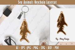 Keychain Sea Animals Lasercut SVG Product Image 1