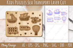 Kids Puzzles Transport Lasercut | Educational Puzzles Product Image 2