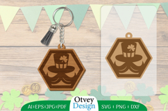 Keychain St Patrick&#039;s Day Lasercut Product Image 1