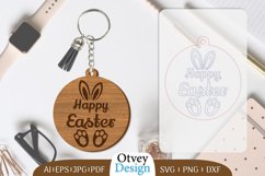 Happy Easter Keychain Lasercut BUNDLES 12 DESIGNS Product Image 13