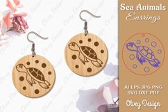 Keychain Sea Animals Lasercut SVG Product Image 1
