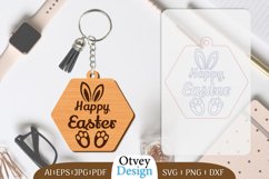 Happy Easter Keychain Lasercut BUNDLES 12 DESIGNS Product Image 13
