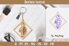 Keychain Sea Animals Lasercut SVG Product Image 1