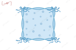Winter Coquette Frame Clipart Bundle | Winter Sublimation Product Image 13
