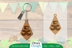 Keychain St Patrick&#039;s Day Lasercut BUNDLES Product Image 13