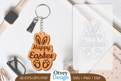 Happy Easter Keychain Lasercut BUNDLES 12 DESIGNS Product Image 13