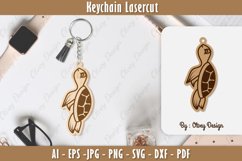 Keychain Sea Animals Lasercut SVG Product Image 1