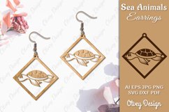 Keychain Sea Animals Lasercut SVG Bundle 12 Designs Product Image 13