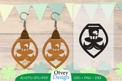 St Patrick&#039;s Day Earrings LaserCut File BUNDLE Product Image 13