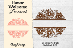 Flower Welcome Lasercut Product Image 1