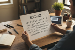 Hicozu - Modern Minimalist Display Font Product Image 3