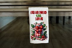 Seasoned With Love, Christmas hot coffee Towel Design Product Image 1