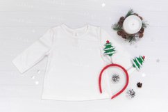 Christmas mock up, baby onesie JPG 300 dpi, kids mockup Product Image 1