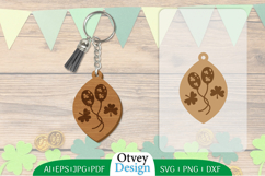 Keychain St Patrick&#039;s Day Lasercut Product Image 1