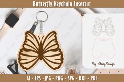 Butterfly Keychain Lasercut Product Image 1