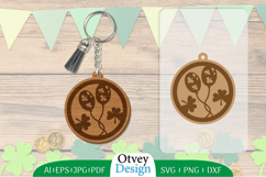 Keychain St Patrick&#039;s Day Lasercut Product Image 1
