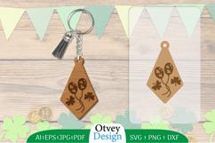 Keychain St Patrick&#039;s Day Lasercut BUNDLES Product Image 14