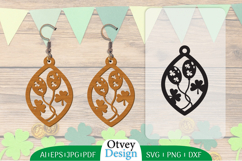 St Patrick&#039;s Day Earrings LaserCut File BUNDLE Product Image 14