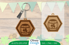 Keychain St Patrick&#039;s Day Lasercut Product Image 1