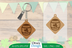 Keychain St Patrick&#039;s Day Lasercut BUNDLES Product Image 15
