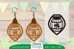 St Patrick&#039;s Day Earrings LaserCut File BUNDLE Product Image 15