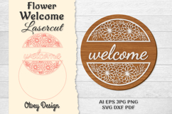 Flower Welcome Lasercut Product Image 1