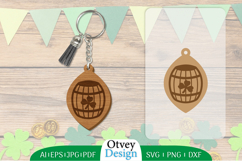 Keychain St Patrick&#039;s Day Lasercut BUNDLES Product Image 15