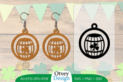 St Patrick&#039;s Day Earrings LaserCut File BUNDLE Product Image 15