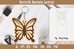 Butterfly Keychain Lasercut Product Image 1