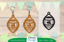 St Patrick&#039;s Day Earrings LaserCut File BUNDLE Product Image 15
