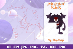 Monster Kids Corner Door Lasercut Product Image 2