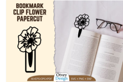 Clip Bookmark Flower Papercut BUNDLES Product Image 16