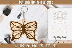 Butterfly Keychain Lasercut Product Image 1