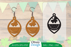 St Patrick&#039;s Day Earrings LaserCut File BUNDLE Product Image 16