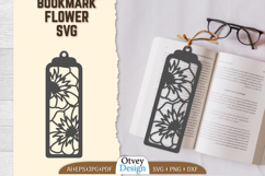 Bookmark Flower SVG Product Image 1