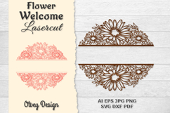 Flower Welcome Lasercut Product Image 1