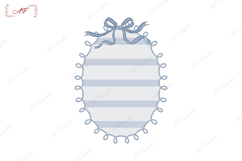 Winter Coquette Frame Clipart Bundle | Winter Sublimation Product Image 16