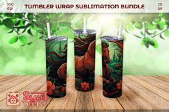 Horse wrap pattern, 20oz horse tumbler, 20oz horse wrap Product Image 2