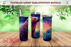 Bear pattern sublimation, Bear wrap pattern, Bear wrap Product Image 2