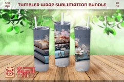 Books pattern sublimation, Books wrap pattern, Books tumbler Product Image 2