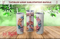 Peace tumbler, Peace pattern sublimation, Peace 20oz tumbler Product Image 3