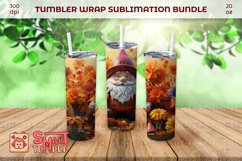 Gnomes pattern sublimation, Gnomes tumbler wrap, Gnomes wrap Product Image 3